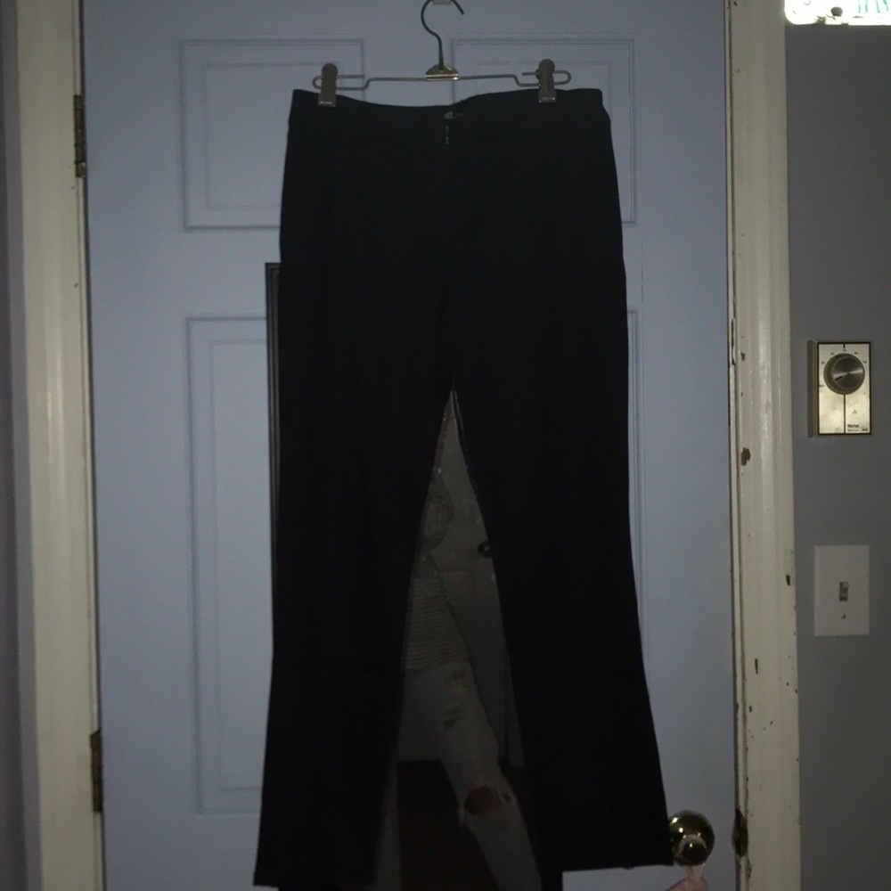 black pants